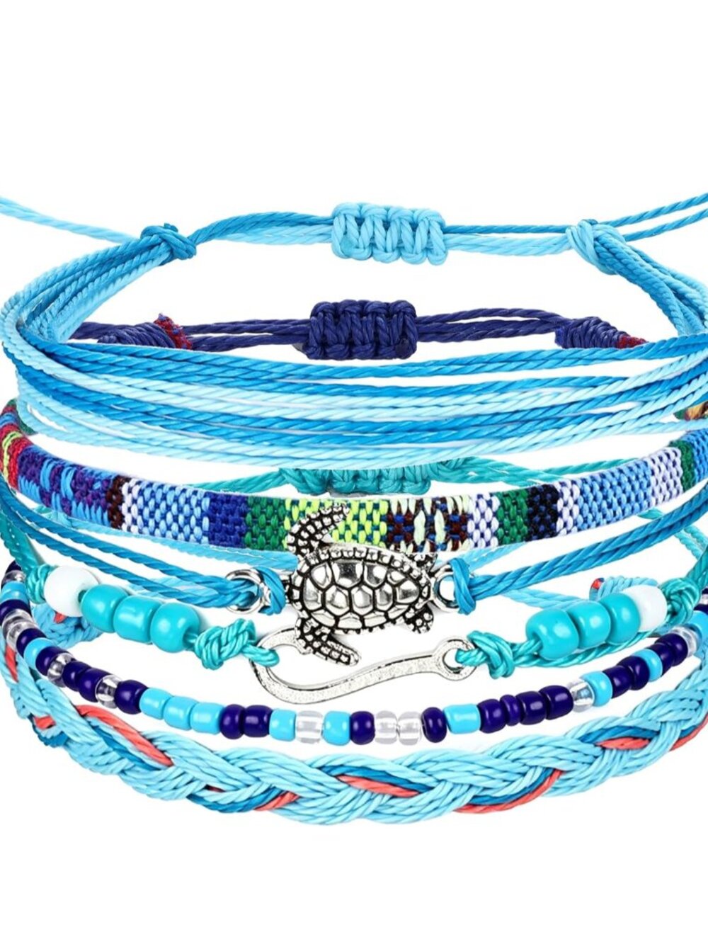 Versatile Stackable Boho Bracelets & Anklets for Women - Adjustable Fit